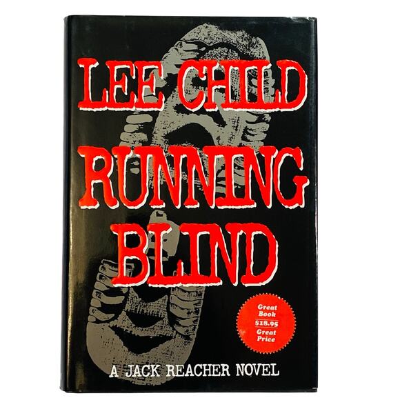SIGNED Lee Child - Running Blind 2000 1st Ed Jack Reacher Series #4 Hard Cover
